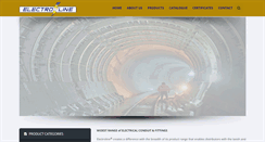 Desktop Screenshot of electrolinefittings.com